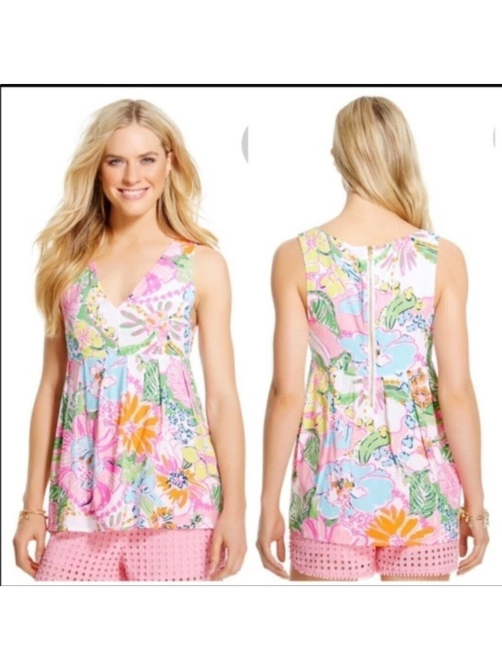 Lilly Pulitzer Target Nosey Posey tank top Size XS